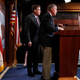 Chairman of the Senate Intelligence Committee Sen. Richard Burr, R-N.C., and Vice Chairman Sen. Mark Warner, D-Va., left, preview of the committee’s findings on Russia’s hacks of state election systems on March 20, 2018